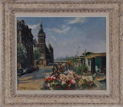 CONSTANTIN KLUGE LA CONCIERGERIE ET LE MARCHE AUX FLEURS