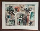 ALEXANDER NEPOTE ORIGINAL CALIFORNIA WATERCOLOR MCM