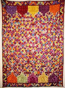 Moroccan Dowry Cloth, Rabat Embroidery.