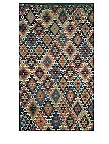 Antique Kuba Kilim, Circa 1890