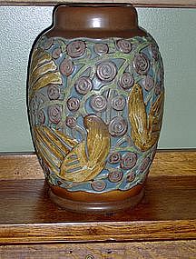 Large Mougin Nancy Art Deco Vase, circa 1920