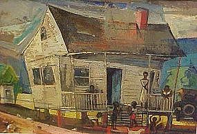 JOSEPH DOMAREKI, ORIGINAL OIL PAINTING