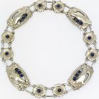 Georg Jensen #26 Silver  and Lapis Lazuli Necklace