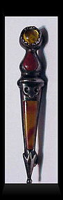 Scottish sterling Agate  dirk pin or dagger-small