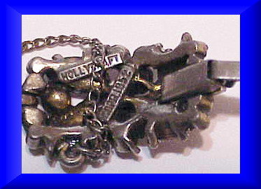 Hollycraft 1952 Light and dark amethyst bracelet , ears