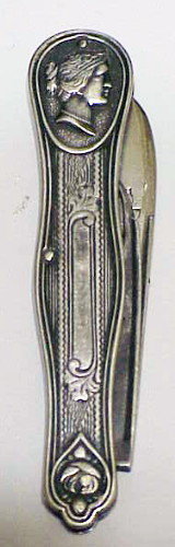 American Coin Silver Fruit knife Circa 1860