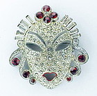 Reinad Asian princes  face brooch