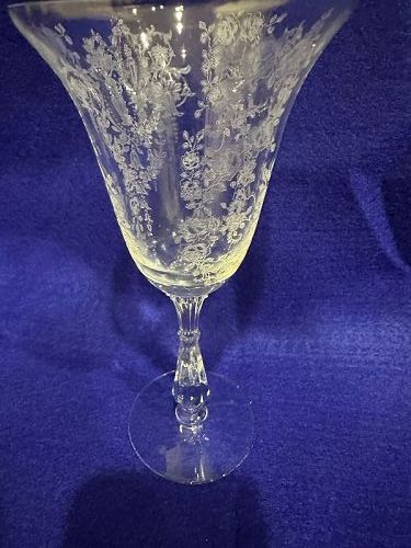 Tiffin - Franciscan Cherokee Rose water goblet