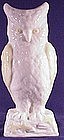 Irish Belleek Owl vase (3rd green mark)