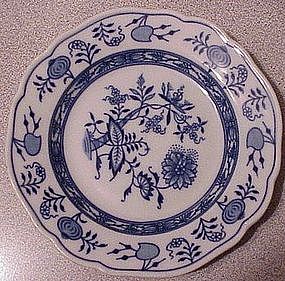 Meissen blue onion bread and butter plate