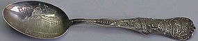 Sterling souvenir spoon: Fort Wayne Indiana court house