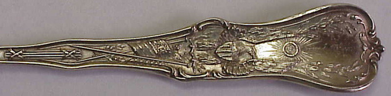 Sterling souvenir spoon: Fort Wayne Indiana court house