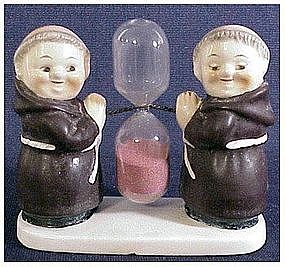 Goebel Friar Tuck egg timer ( Two Friar Tucks )