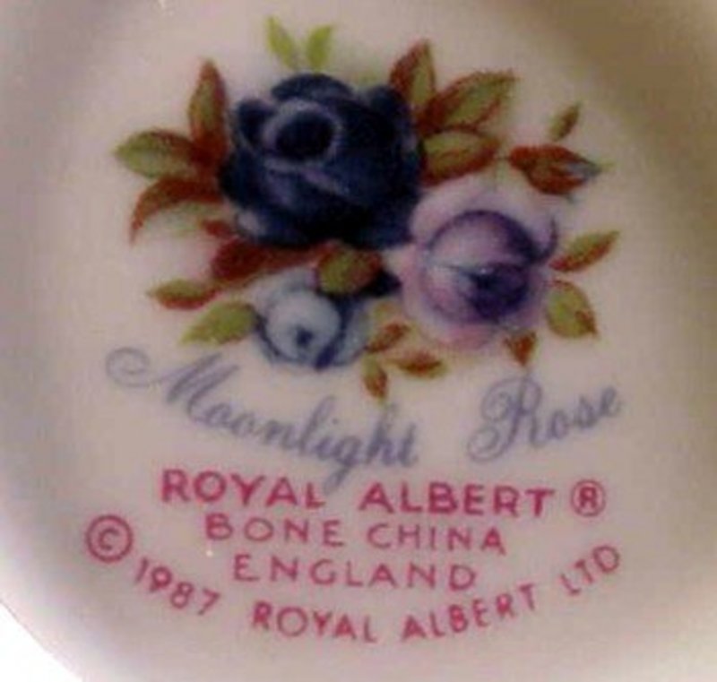 Royal Albert &quot;Moonlight Rose&quot; cup,saucer,B&amp;B,  +Salad