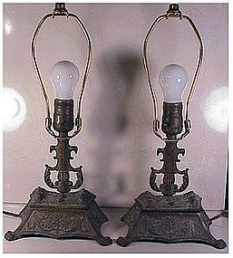 Aladdin Jewel Case Parisian Bronze Lamps
