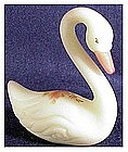 Fenton Roses on Custard : Swan #5160