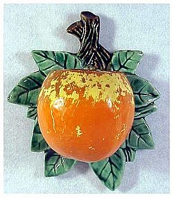 McCoy Orange fruit  wall pocket ( Early 1950's)