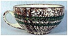 Rustic Plaid Blue Ridge Southern Pottery cup