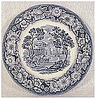 Liberty Blue bread and butter plate by Staffordshire