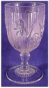 Iris & Herringbone, clear water goblet Jeannette