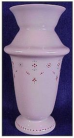 Opaline Bristol glass vase- English