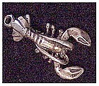 Sterling Silver Maine Lobster  Charm
