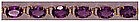 14K yg oval amethyst bracelet-10cts total stone weight