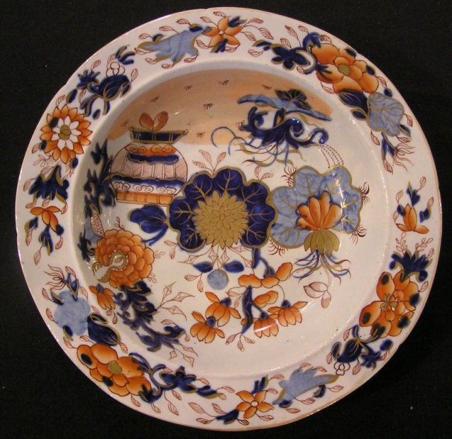 Mason's Ironstone Soup Plate in a Japan Pattern