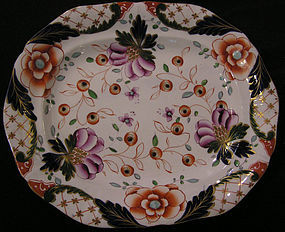Davenport Stoneware Platter with Imari Pattern