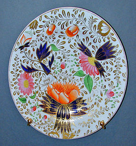 Chamberlain's Worcester porcelain dinner plate, Ca 1820