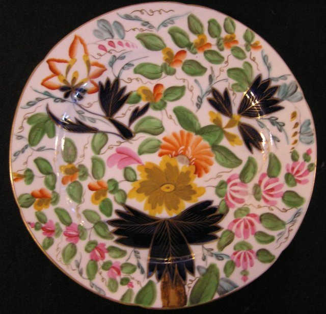 Coalport Porcelain Dinner Plate in "Bow" Pattern