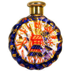 Antique "Imari" Pattern Scent Bottle