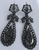 Antique Pair of Berlin Iron Earrings, 1810