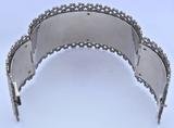 Antique Victorian Cut Steel Cuff Bracelet, c1850