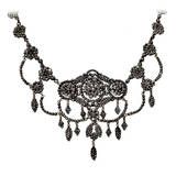 Antique Cut Steel Necklace, c1860