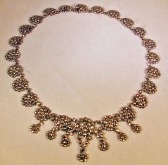 Antique Cut Steel Necklace