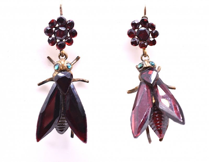 Vauxhall Glass Fly Earrings
