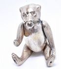 HM 1909 Silver Collectible  Miniature Bear