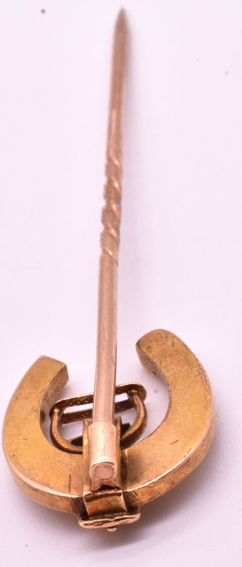 C.1890 9 Karat Horseshoe Stickpin