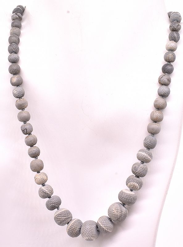 Antique Lava Necklace C.1880