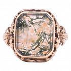 C.1860 Victorian Dendritic Agate Ring