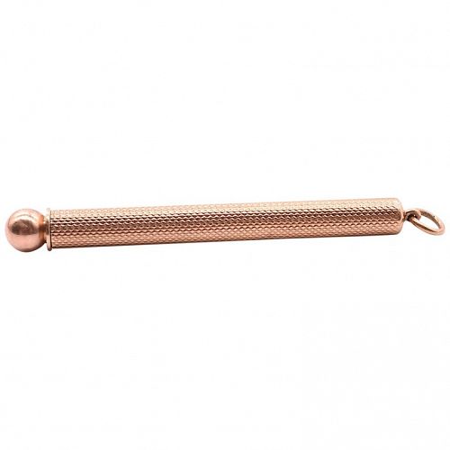 C1930 9 Karat Gold Toothpick Pendant