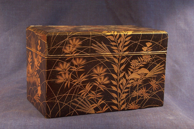 Japanese Edo Period Rimpa School Lacquer Box
