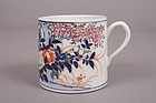 A Japanese Iro-e Decorated Studio Porcelain Coffee Mug