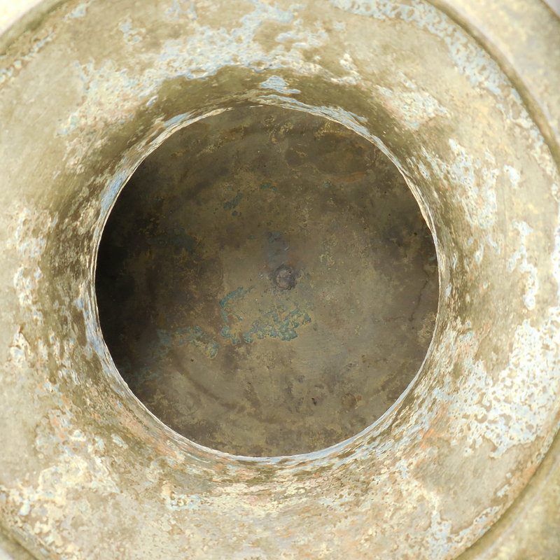 Han Dynasty Bronze Hu Vase, 206 BC to 220 AD