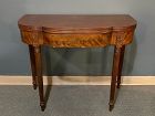 Federal mahogany card table. Probably Philadelphia. Early 19th century