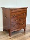 An unusual Federal mahogany lift-top  chest. Yellow pine secondary.