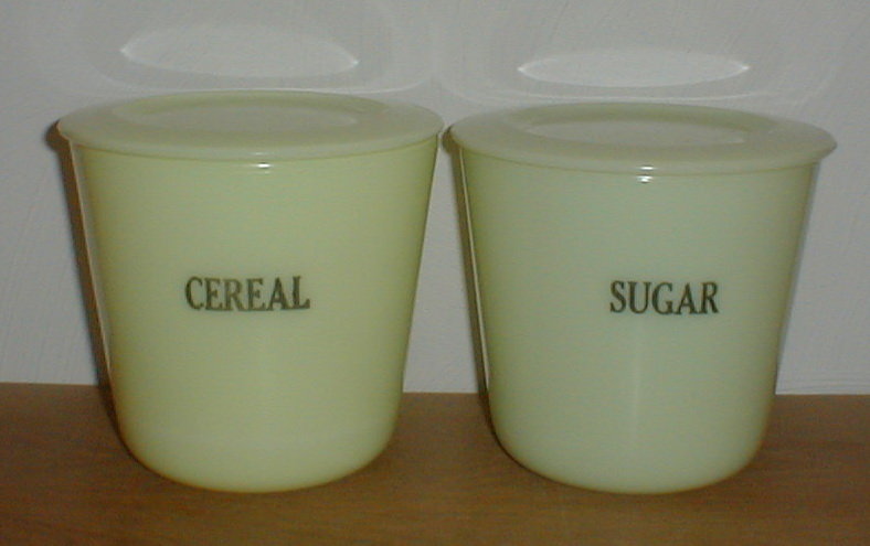 McKee 48 oz. Sugar &amp; Cereal Canisters, Seville Yellow