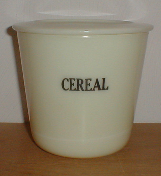 McKee Custard 48 oz. round Cereal Canister