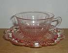 Old Colony pink Cups & Saucers